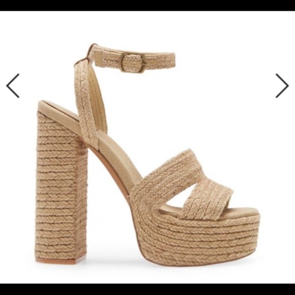 SOLD NEW Jeffrey Campbell✨Yawl Ankle Strap Platform Sandal - Picture 8 of 9